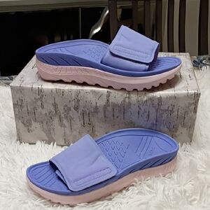 Vionic Rejuvenate Recovery Slides Women's Sz 9 Men's Sz 7.5